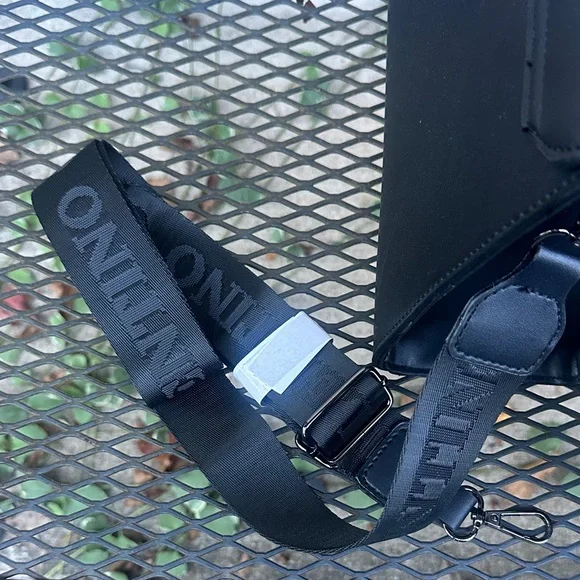 Valentino Orlandi Black Studded Crossbody Bag with Additional Wallet - Picture 5 of 16